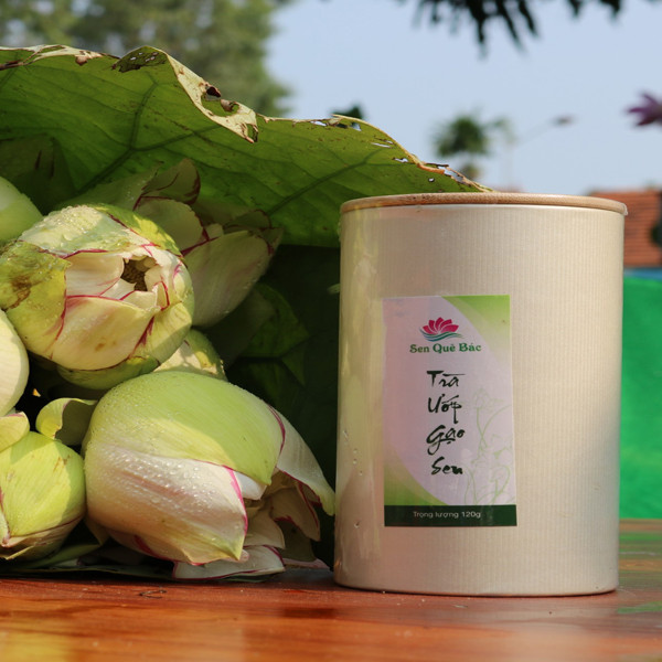 Trà ướp gạo sen