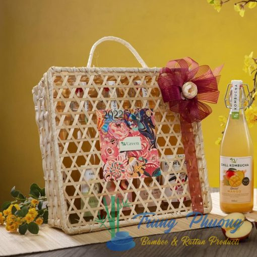 Hộp quà tặng mây tre đan