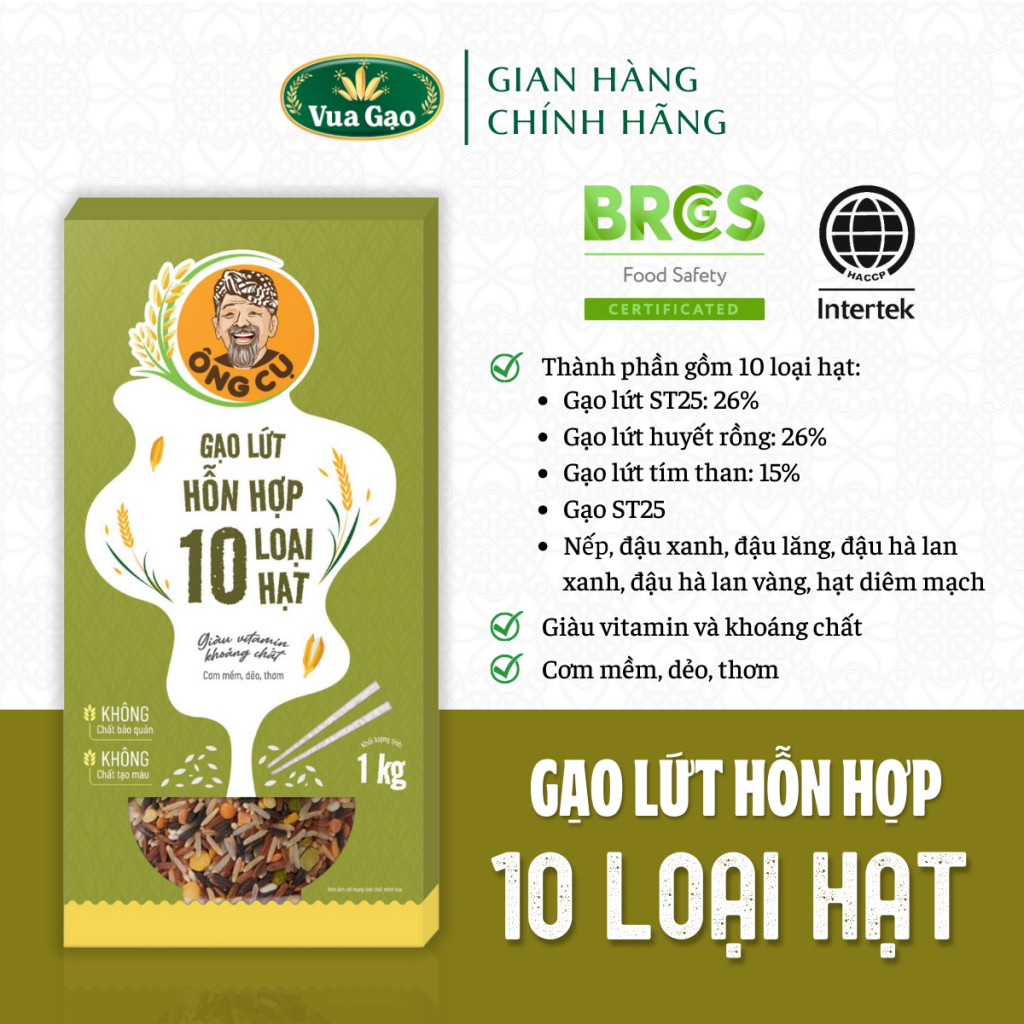 Gạo Lứt và các loại hạt
