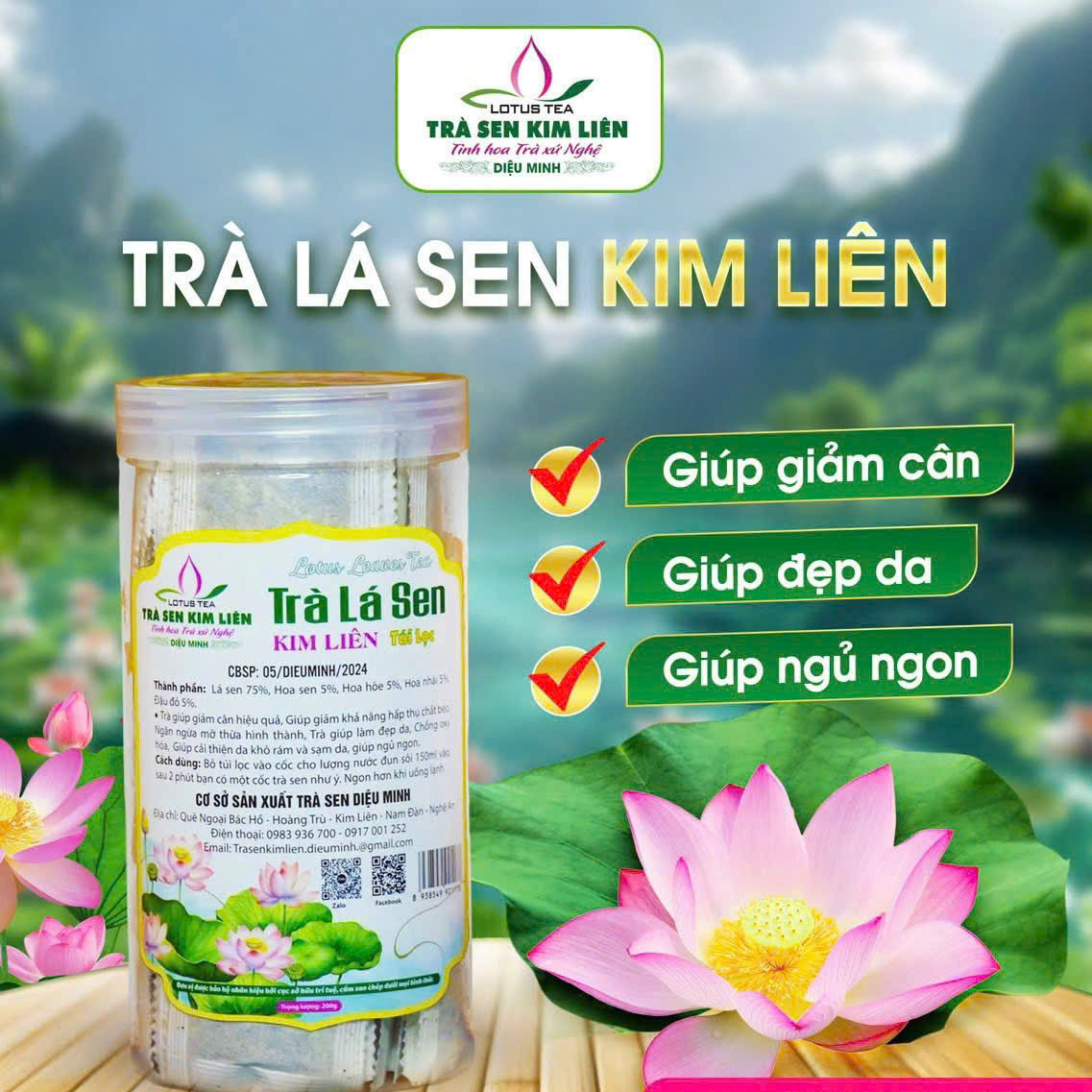 Trà Sen Vàng Kim Liên